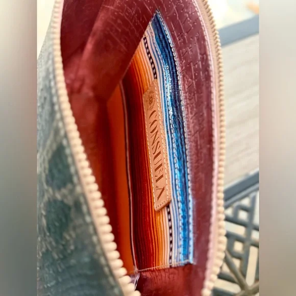 Consuela Downtown Rattler Snake Crossbody Bag Woven Strap + Charm NWOT - Picture 10 of 16